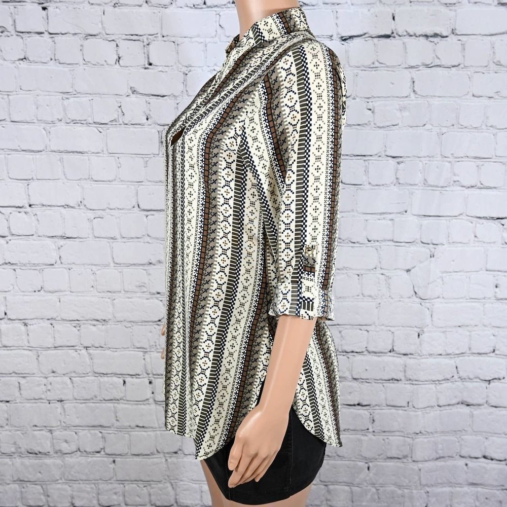 Auditions patterned tunic top - Picture 4 of 8